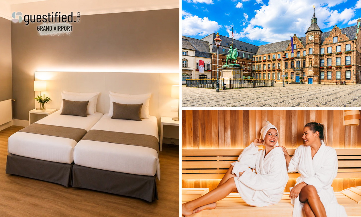 Overnachting voor 2 + ontbijt + sauna + fitness + late check-out in Düsseldorf