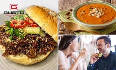 Lunchgerecht naar keuze bij Restaurant Samsa