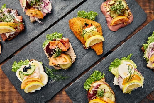 Smørrebrød ad libitum hos Klaptræet