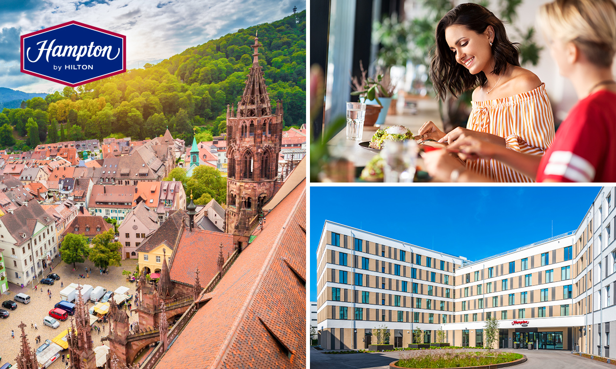 Overnachting(en) voor 2 + ontbijt + welkomstdrankje in Freiburg