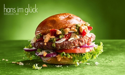 Burger nach Wahl bei HANS IM GLÜCK in Koblenz Am Plan