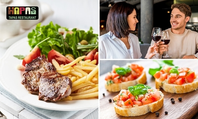 3-gangen keuzediner bij Hapas Tapas