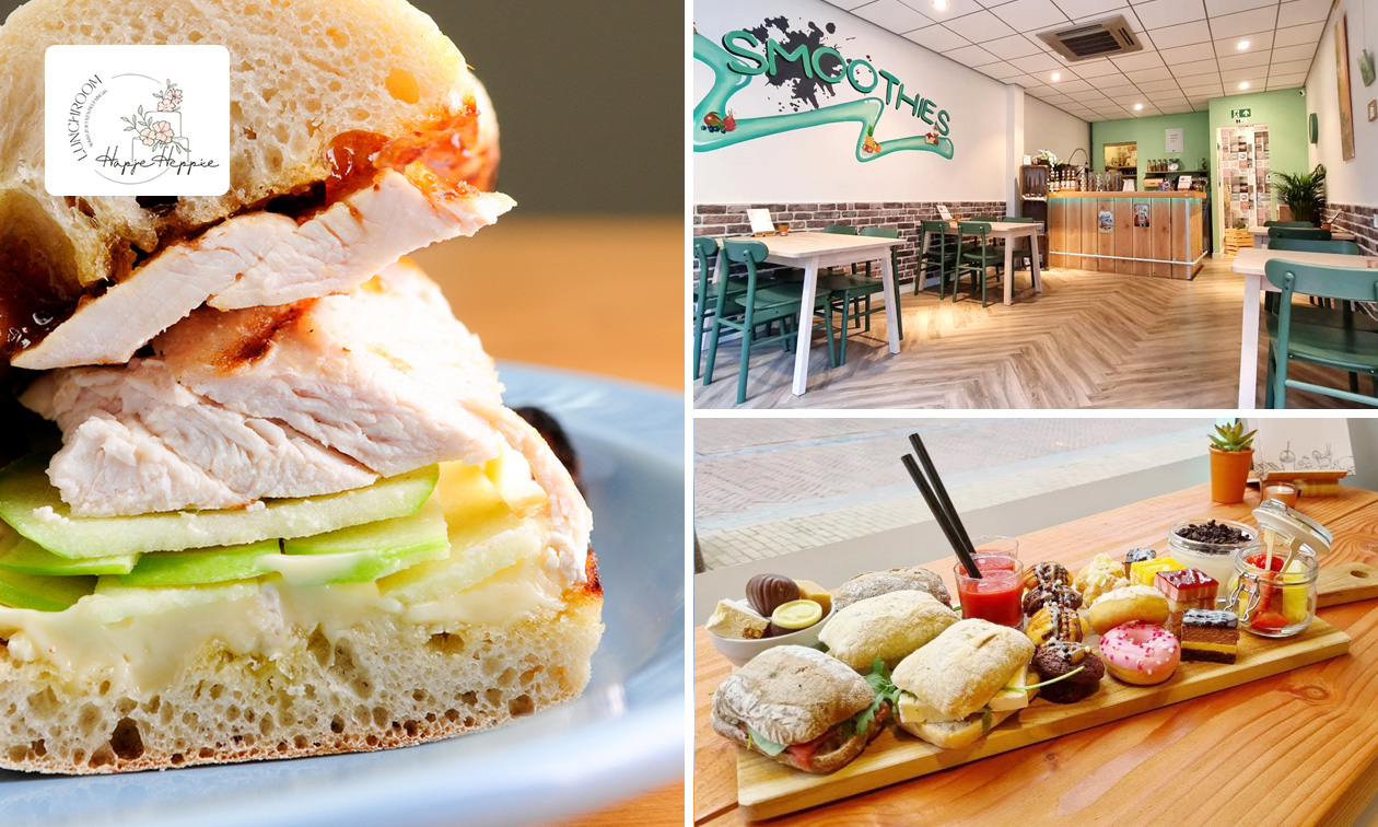 High tea (2,5 uur) + bubbels bij HapjeHeppie