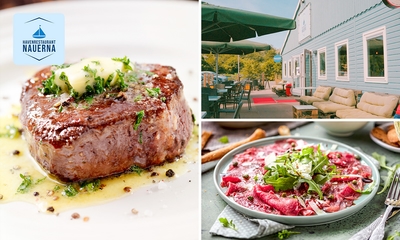 3-gangendiner à la carte aan de haven