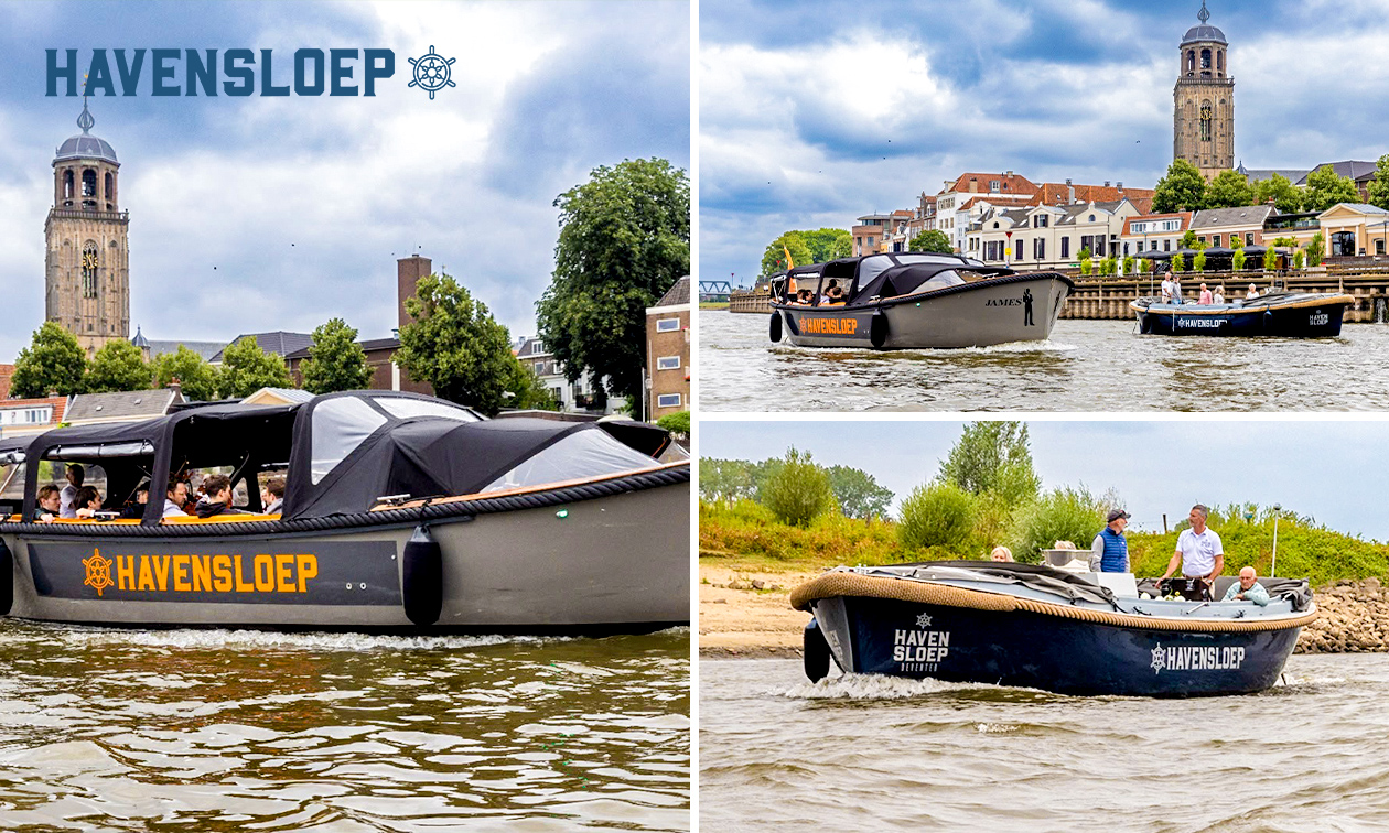 Rondvaart over de IJssel (60 min) + water + koek (2-12 pers.)