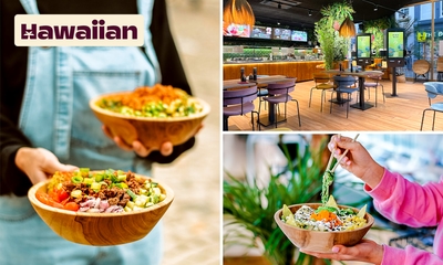 2 medium 'House Favorite' pokébowls naar keuze bij Hawaiian Poké Bowl