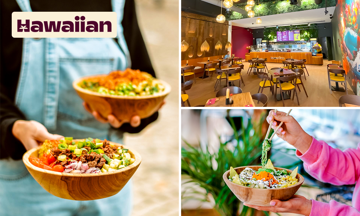 2 medium pokébowls naar keuze bij Hawaiian Poké Bowl