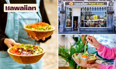 2 medium 'House Favorite' pokébowls naar keuze bij Hawaiian Poké Bowl