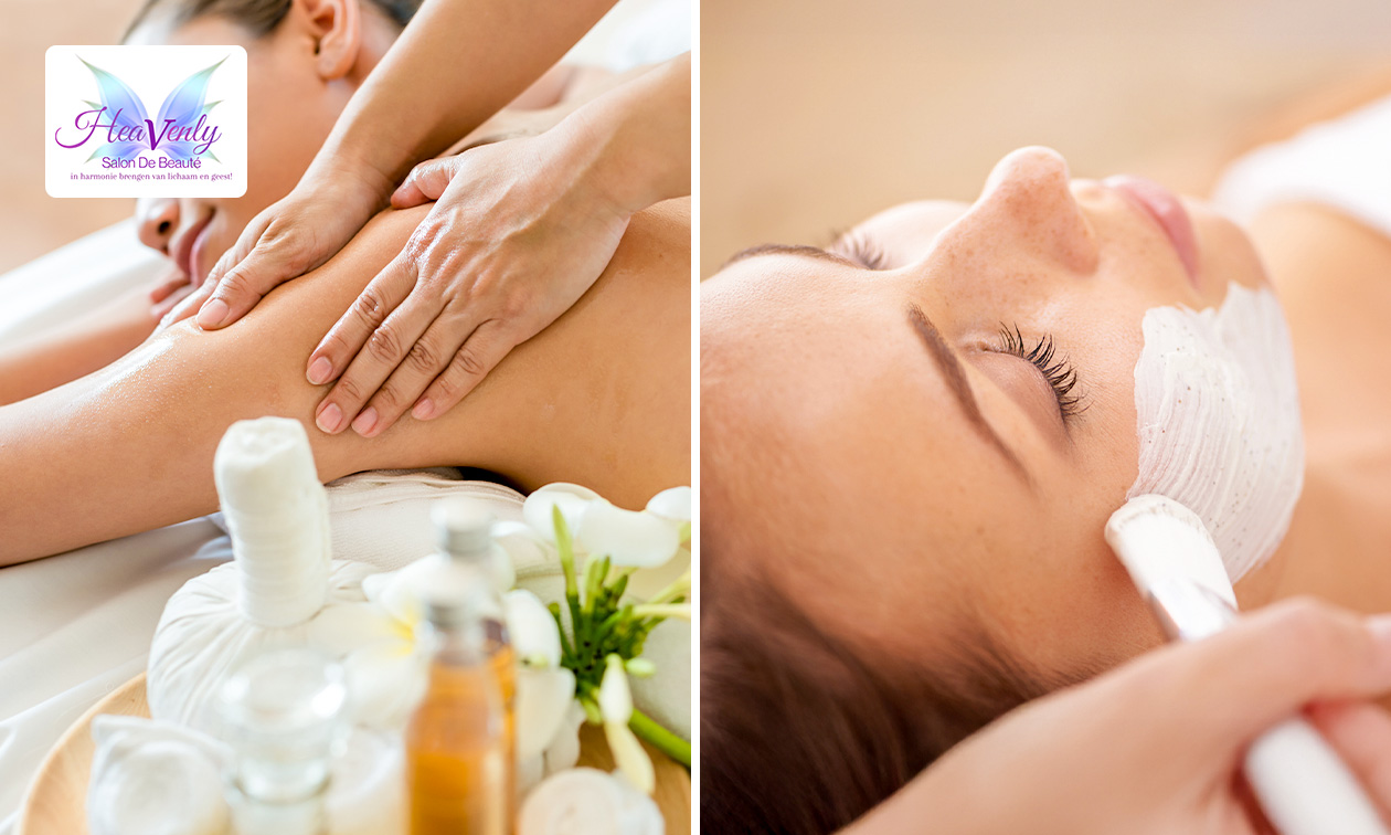 Massage (55 min) of deluxe gezichtsbehandeling (85 min)
