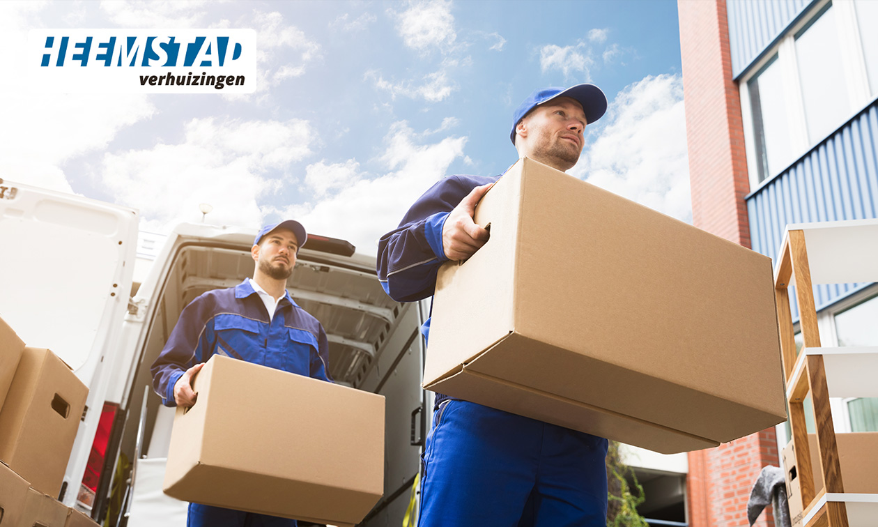Verhuisservice + 2 verhuizers + verhuiswagen
