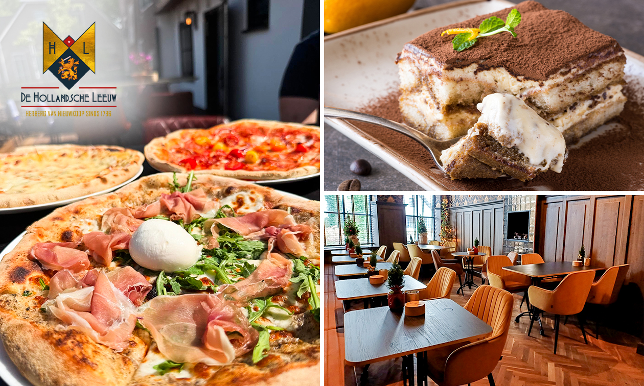 3-gangen keuzediner bij Herberg de Hollandsche Leeuw