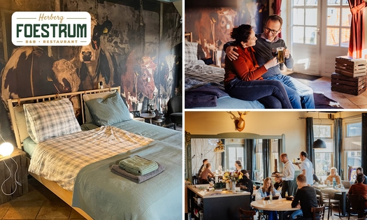 Nuit pour 2 + petit-déjeuner + dîner en 3 services + check-out tardif
