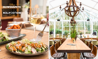 3-gangendiner à la carte bij Herberg Nuwenspete