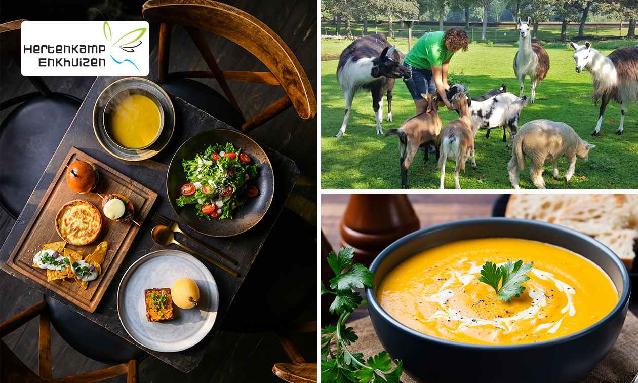 Winterproeverij of kidsmenu bij Hertenkamp Enkhuizen
