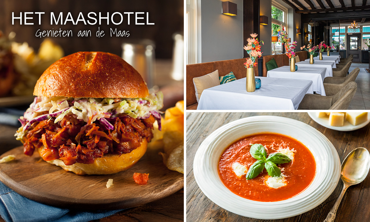 2-gangenlunch bij Het Maashotel