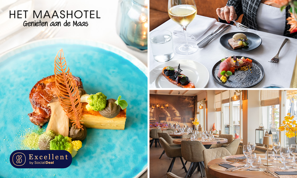 4- of 5-gangendiner van de chef bij Het Maashotel