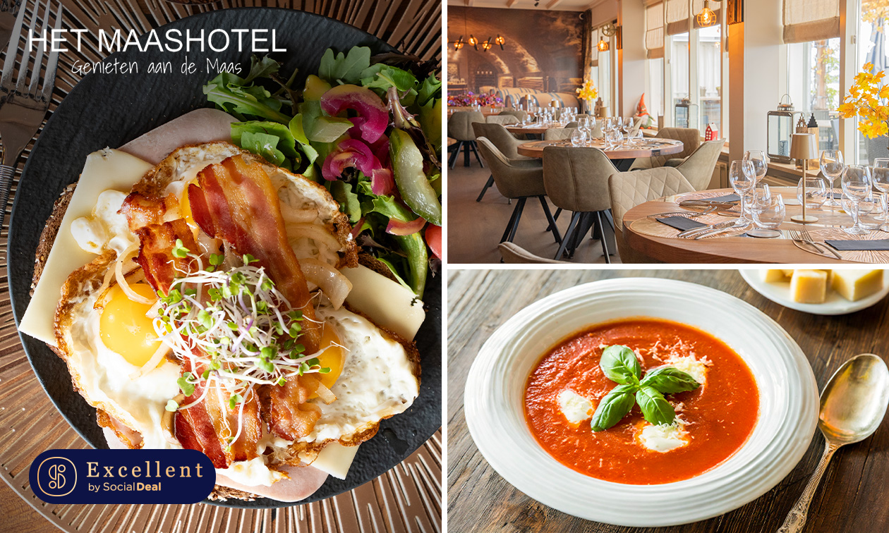 2-gangenlunch bij Het Maashotel