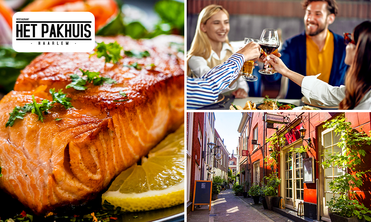 3-gangendiner à la carte bij Het Pakhuis