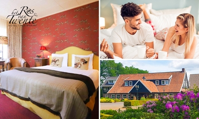 Overnachting voor 2 + ontbijt in Twente