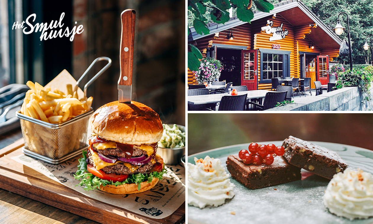 2-gangendiner in de natuur bij Putten