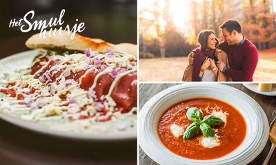 Wandelarrangement of lunchgerecht