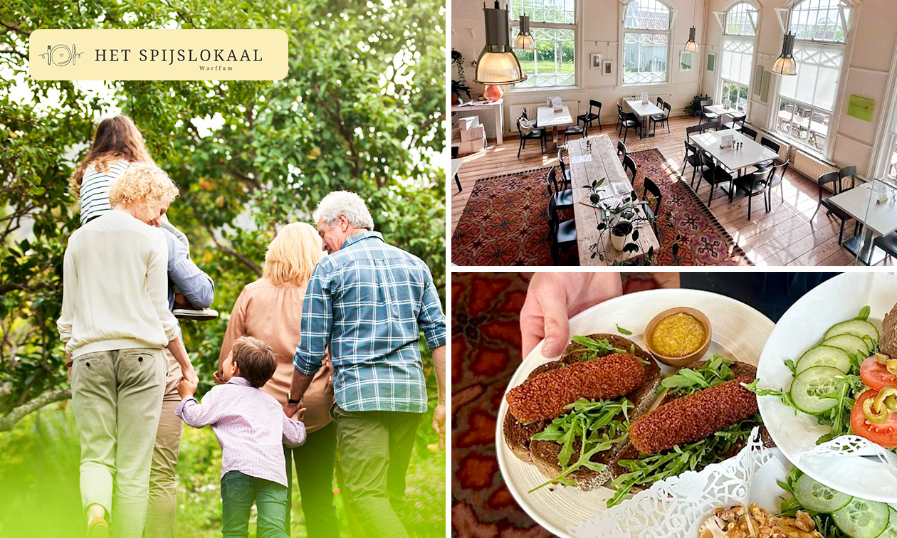 Wandelarrangement incl. koffie + gebak + 2-gangenlunch bij Het Spijslokaal