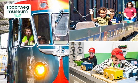 Entree voor het Spoorwegmuseum