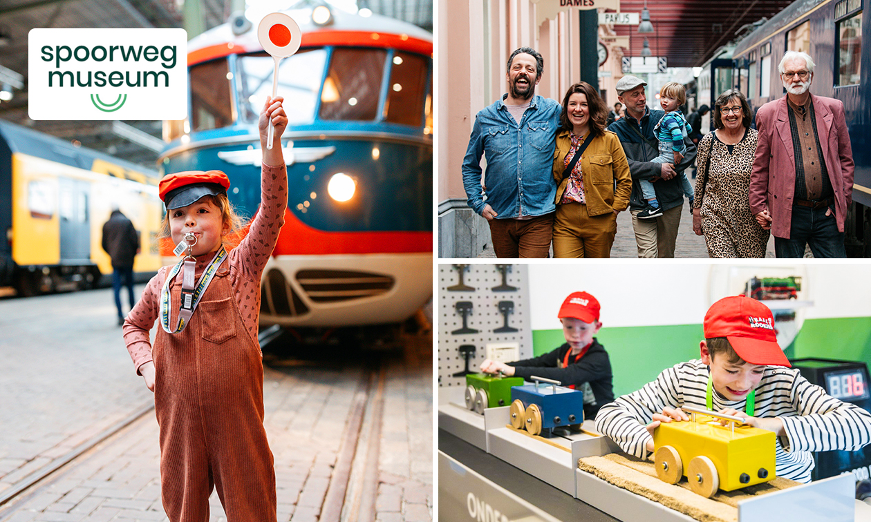 Entree voor het Spoorwegmuseum