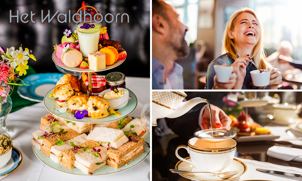 Luxe high tea (1,5 uur) bij Het Waldhoorn aan het Twentskanaal