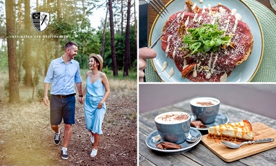 Wandelarrangement incl. koffie/thee + gebak + 2-gangenlunch