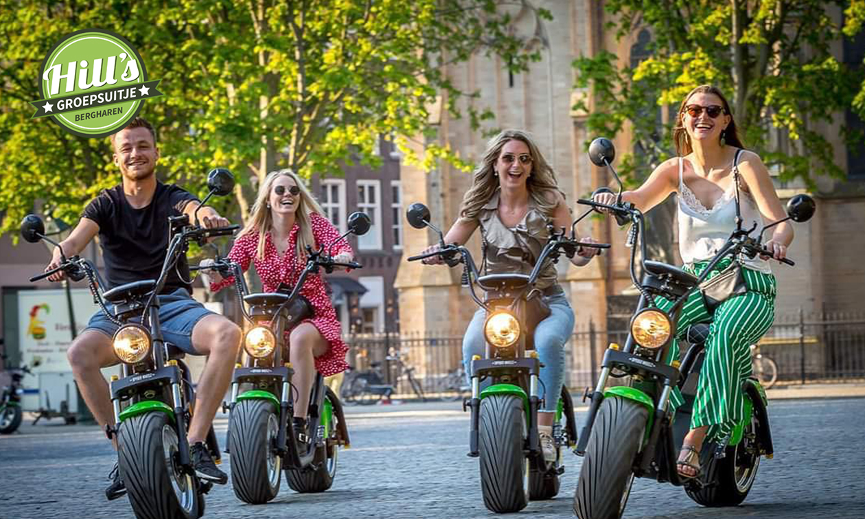 Huur fatbike, retrobike of e-chopper (3 uur) + route