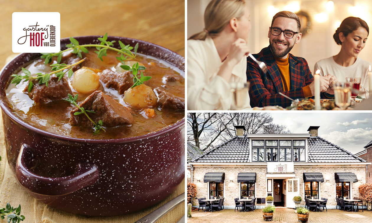 5-gangendiner à la carte + luxe koffie