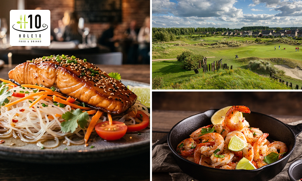 3-gangendiner of -lunch à la carte bij Hole 10