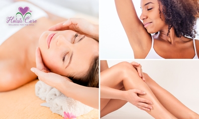 Waxbehandeling naar keuze (M/V) of gezichtsmassage of hair play-behandeling (30 min)