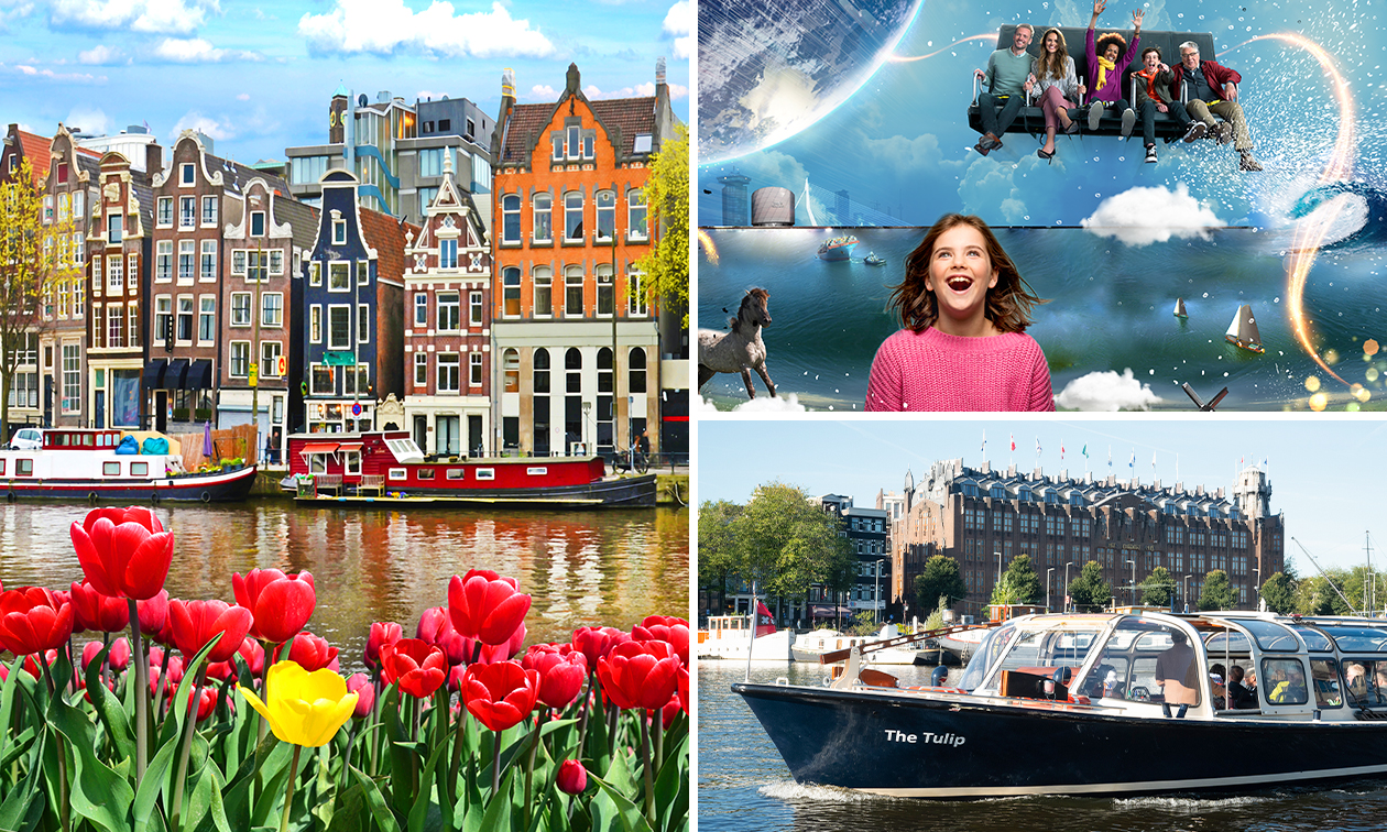 Entree This is Holland + rondvaart door Amsterdam (75 min)