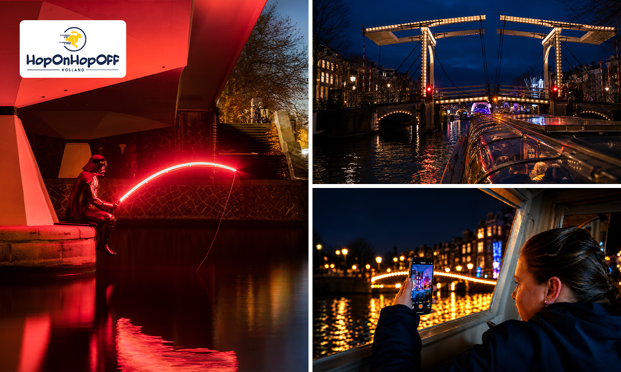 Amsterdam Light Festival Canal Cruise (90 min)