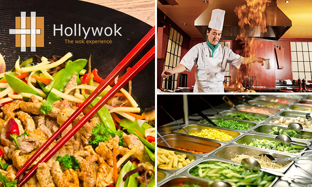 All-You-Can-Eat & Drink bij Hollywok (2,5 uur)