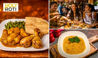 Surinaamse 2-gangen keuzelunch of -diner voor dine-in of om af te halen