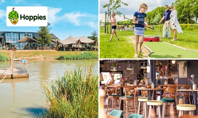 Kinderentree tot speelparadijs Hoppies + onbeperkt ranja + chips + evt. minigolf