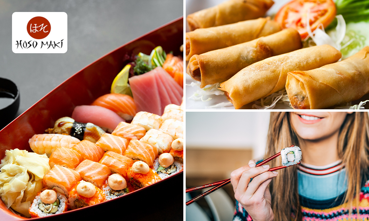 2-gangen sushidiner voor 2 om af te halen