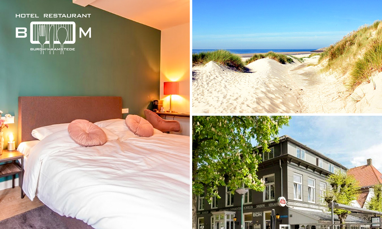 1 of 2 overnachtingen voor 2 + ontbijt + late check-out + portie bittergarnituur + fietskaart