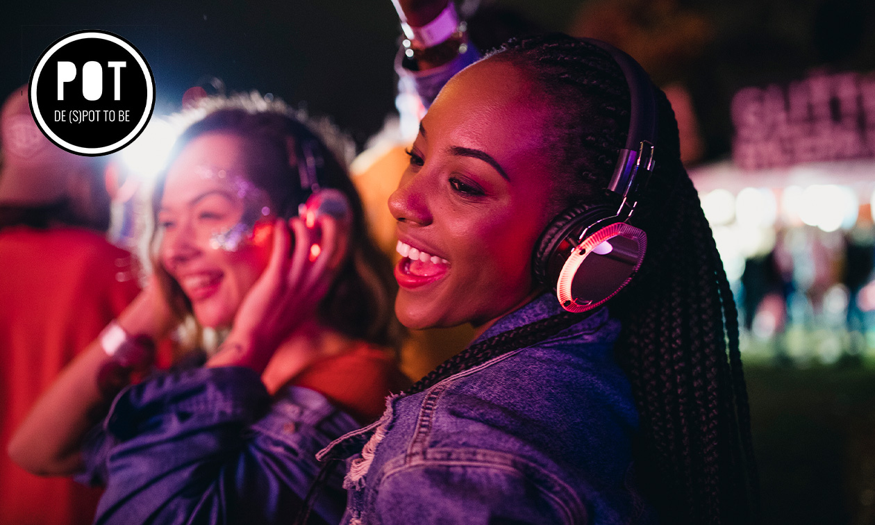 Silent disco-pakket met 10 of 20 koptelefoons