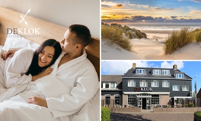 Overnachting(en) voor 2 personen + ontbijt + late check-out aan zee