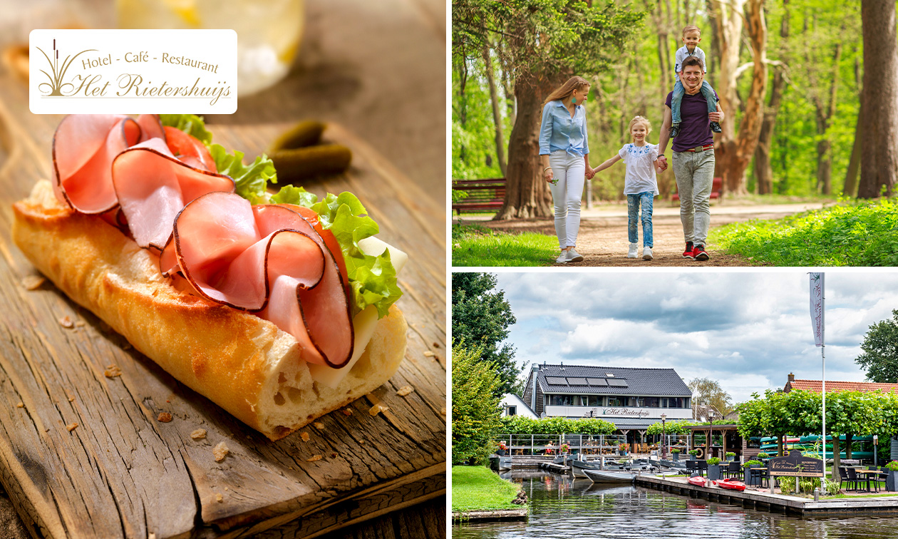 2-gangenlunch + evt. wandel- of fietstocht