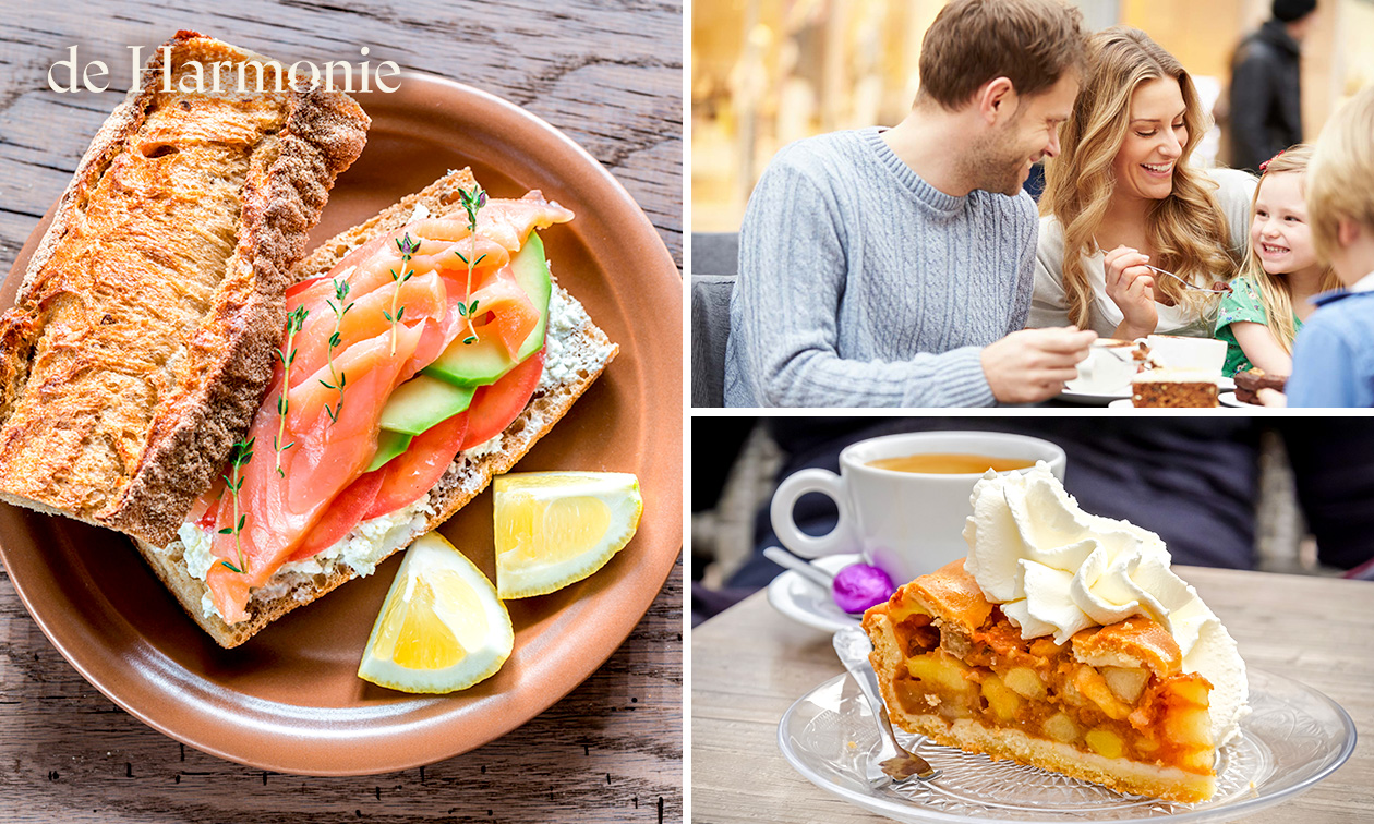 2-gangen keuzelunch of warme drank + gebak naar keuze