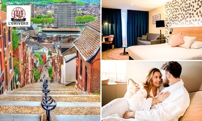 Nuit pour 2 + verre de mousseux + petit-déjeuner buffet + check-out tardif à Liège