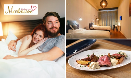 Übernachtung für 2 + Frühstück + opt. Abendessen und Flasche Sekt in Marknesse