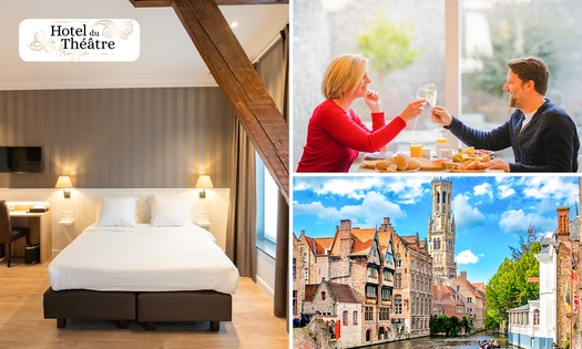 Nuit pour 2 + petit-déjeuner au cœur de Bruges