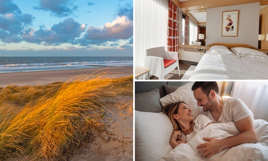 Overnachting voor 2 + ontbijt + wellness in hartje Oostende
