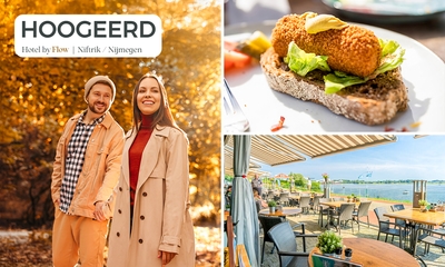 Wandel- of fietsarrangement incl. koffie/thee + gebak + 2-gangenlunch bij Hotel Hoogeerd